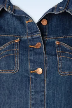 Online Lucielle A-Lijn Jurk In Blauw Vrouwen Plus Size Jurken