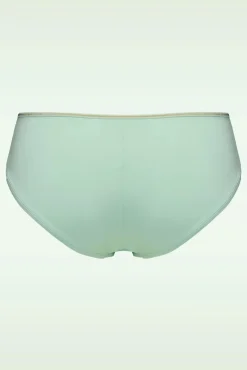 New Lucky Clover Slip In Mintgroen En Goud Vrouwen Lingerie