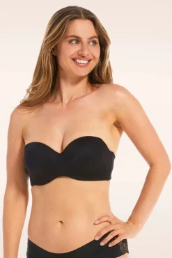 New Luxury Strapless Bh In Zwart Vrouwen Bh's