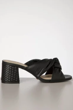 Outlet Lynn Sandalen Van Leder In Zwart Vrouwen Sandalen