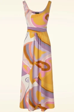 Macie Maxi Jurk In Sixties Lavender Vrouwen Maxi Jurken