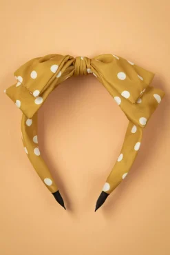 Clearance Magdalena Haarband In Mosterd Vrouwen Haaraccessoires