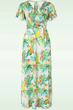 Sale Malia Tropical Parrot Maxi Jurk In Multi Vrouwen Plus Size Jurken