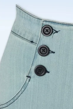 New Marlyn Shorts In Lichtblauw Vrouwen Broeken