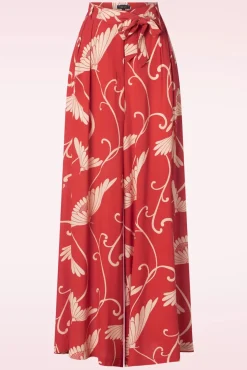 Discount Marnie Broek Pixy In Tweed Oranje Vrouwen Broeken