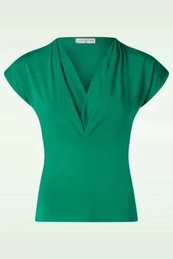 Sale Marvelous Charming Top In Ultramarine Groen Vrouwen T-Shirts