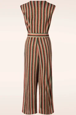 Sale Mary Piso Stripe Jumpsuit In Zwart Vrouwen Playsuits & Jumpsuits