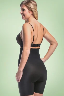 Best Maxi Sexy Hallo Bermuda In Zwart Vrouwen Shapewear