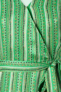 Clearance Meila Sparkling Maxi Jurk In Groen Vrouwen Maxi Jurken