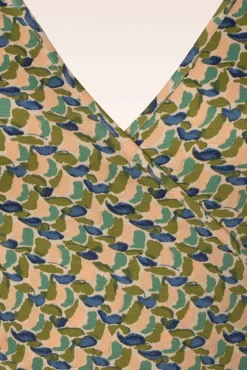 Outlet Mira Merlini Jurk In Woodbine Groen Vrouwen Swing Jurken