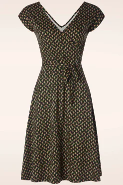 Best Mira Minerva Jurk In Zwart Vrouwen Plus Size Jurken