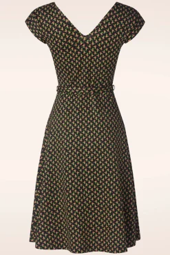 Best Mira Minerva Jurk In Zwart Vrouwen Plus Size Jurken