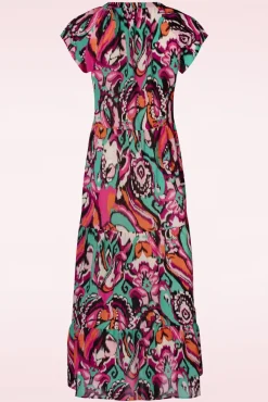 Clearance Mirna Maxi Jurk In Multi Vrouwen Maxi Jurken