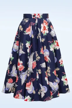 Sale Misa Swing Rok In Marineblauw Vrouwen Rokken