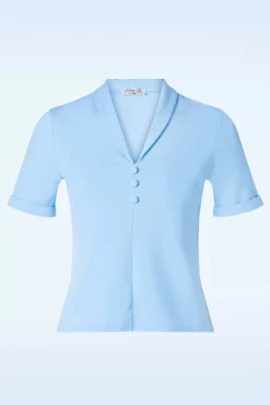 Best Molly Top In Hemelsblauw Vrouwen Truitjes