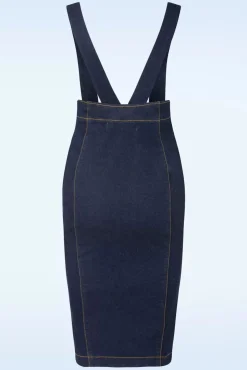 Discount Mona Lee Pencil Rok In Classic Denim Vrouwen Rokken