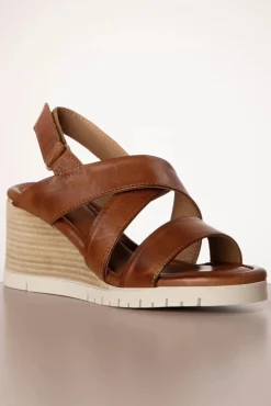 Sale Morgana Sandaal In Brandy Vrouwen Sleehak