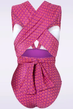 Multiway Badpak In Koraal Vrouwen Badmode