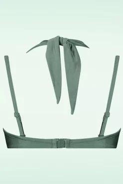 Clearance Multiway Bikinitop In Groene Glitter Vrouwen Bikini's