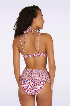 Outlet Multiway Summer Flowers Bikinitop In Paars Vrouwen Bikini's