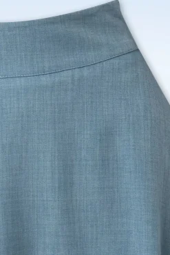 New My Summer Staple Swing Rok In Blauw Vrouwen Rokken