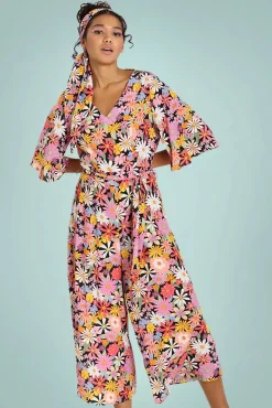 Outlet Nadine Bloemen Jumpsuit In Multi Vrouwen Playsuits & Jumpsuits