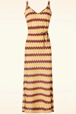 Discount Nadya Maxi Jurk Carmine In Mock Oranje Vrouwen Plus Size Jurken