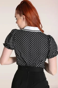 Naomi Blouse In Zwart En Wit Vrouwen Blouses