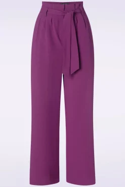 New Neva Cropped Broek Timba In Caspia Paars Vrouwen Broeken