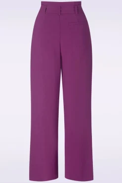 New Neva Cropped Broek Timba In Caspia Paars Vrouwen Broeken