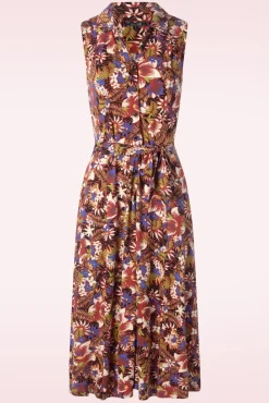 Online Nova Madeleine Jurk In Sienna Rood Vrouwen Midi Jurken