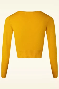 Hot Nyla Cropped Vest In Honing Vrouwen Vestjes