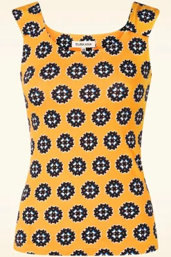 Hot Nylah Top In Geel Vrouwen Truitjes