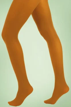 Sale Opaque Panty In Cognac Vrouwen Panty's