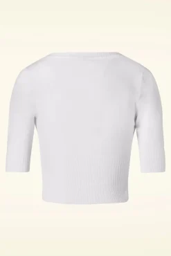 Online Overload Vest In Sneeuwwit Vrouwen Vestjes