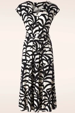 Outlet Paloma Maxi Jurk In Zwart En Zand Vrouwen Plus Size Jurken