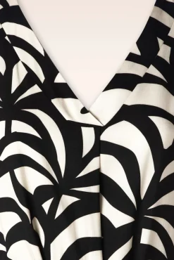 Outlet Paloma Maxi Jurk In Zwart En Zand Vrouwen Plus Size Jurken