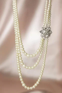 Sale Parijs Parels Kristal Ketting Vrouwen Sieraden