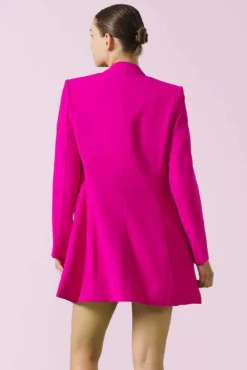 Discount Paula Blazer Dress In Fluoriserend Roze Vrouwen Jassen