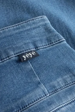 Online Perfect Playlist Broek In Middel Blauw Vrouwen Broeken