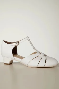 Online Petit Montpellier T-Strap Pumps In Wit Vrouwen Pumps