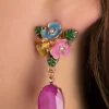 Discount Pioenbloemen Oorbellen In Roze Vrouwen Sieraden