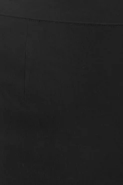 Hot Polly Bengaline Rok In Zwart Vrouwen Rokken