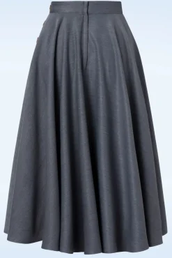 Sale Polly May Swingrok In Blauw Vrouwen Rokken