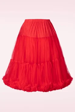 Clearance Queen Size Lola Lifeforms Petticoat In Rood Vrouwen Petticoats