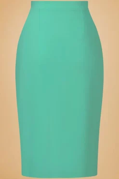 Hot Rose Lee Pencilrok In Mintgroen Vrouwen Rokken