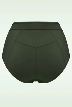 Outlet Royal Navy High Waist Bikini Broekje In Zeewier Groen Vrouwen Bikini's