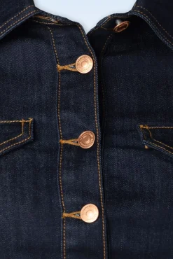 Clearance Sadie Jacket In Donkerdenim Vrouwen Jassen