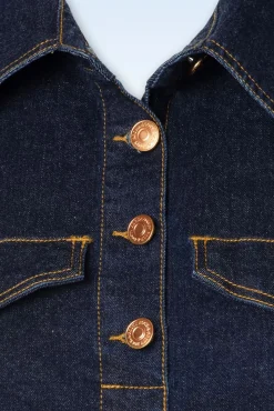 Best Sadie Pencil Jurk In Classic Denim Vrouwen Plus Size Jurken