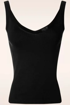 Discount Sadie Top In Zwart Vrouwen Tops
